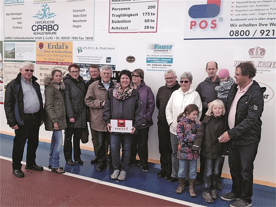 Die CDU Mitglieder aus Rheinbrohl und Bad Hönningen besuchten die Hirtzmann-Autofähre.Foto: privat 